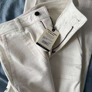 United by Blue Organic Wide Jeans , white Pants, size 2 (small)